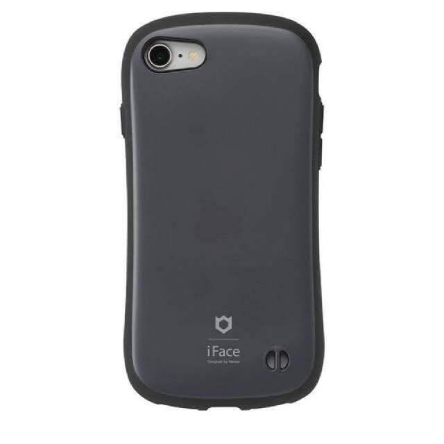 iFace iPhone8/7/SE2  くすみブラック 　11用カフェラテ