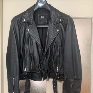 ザラ(ZARA)のZARA ライダースジャケット　XXLサイズ(ライダースジャケット)