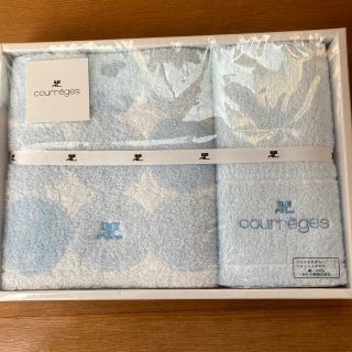 クレージュ(Courreges)の値下げ　クレージュ　フェイスタオル&ウォッシュタオル(タオル/バス用品)