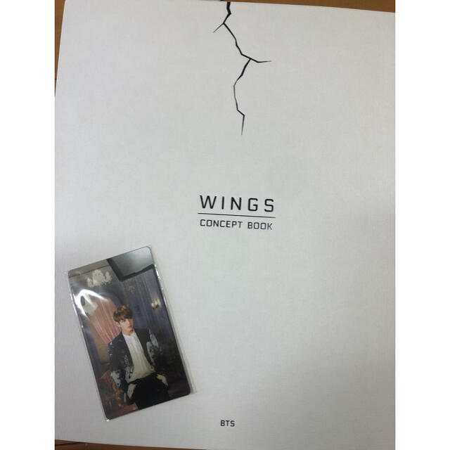 アイドルグッズBTS WINGS concept book コンセプトブック　ジョングクトレカ