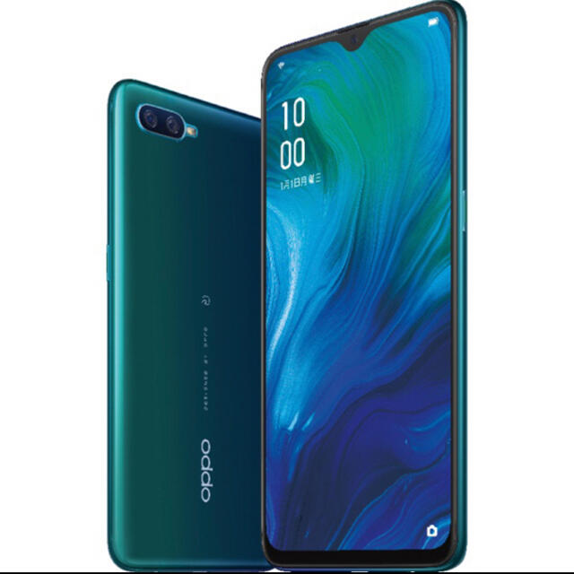 新品 OPPO Reno A ブルー 6GB 64GB CPH1983BLOPPO