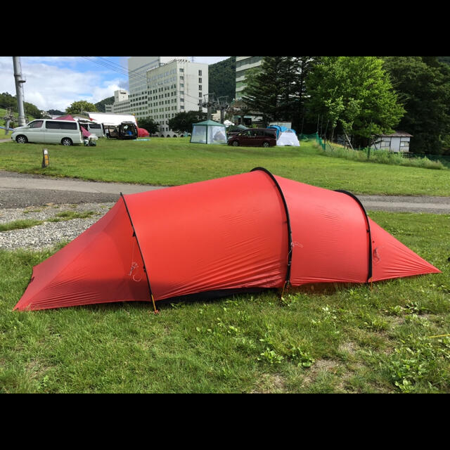 HILLEBERG - HILLEBERG アンヤン2GT レッド フットプリント付き【期間