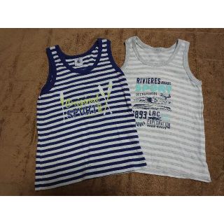 プチバトー(PETIT BATEAU)のプチバトー116センチタンクトップ2枚セット(その他)