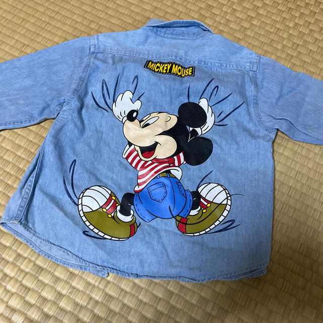 Disney(ディズニー)のミッキー　シャツ キッズ/ベビー/マタニティのキッズ服男の子用(90cm~)(ブラウス)の商品写真