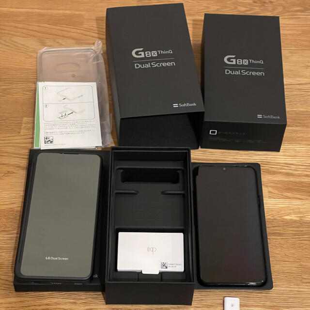 LG Electronics(エルジーエレクトロニクス)のLG G8X ThinQ ソフトバンク SIMロック解除済み スマホ/家電/カメラのスマートフォン/携帯電話(スマートフォン本体)の商品写真