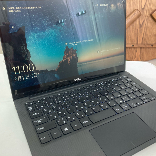 13.3型 3200x1800 タッチ液晶+第5世代Corei7 XPS13