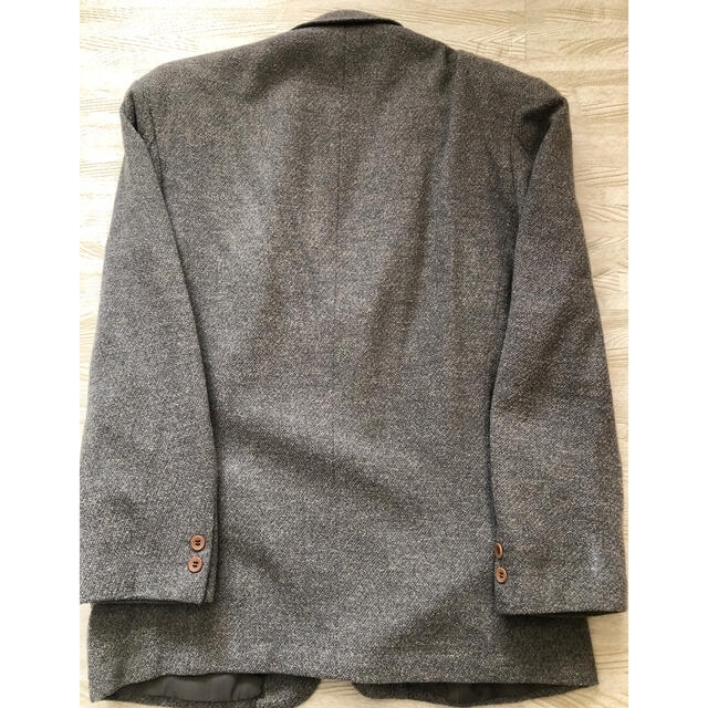 ウールジャケット　グレー　L メンズのジャケット/アウター(テーラードジャケット)の商品写真