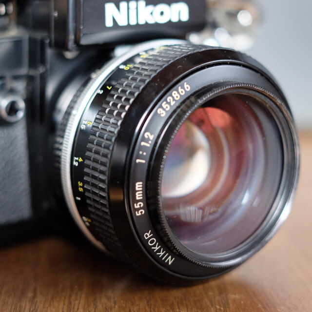 ニコン Nikon F2 フォトミック+New Nikkor 55mm F1.2 - フィルムカメラ