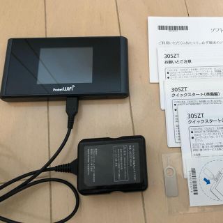 ゼットティーイー(ZTE)のポケットWifi モバイルルーター 305ZT(その他)