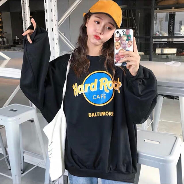 Hard Rock Cafe ロングTシャツ⭐️オーバーサイズ ビッグシルエット