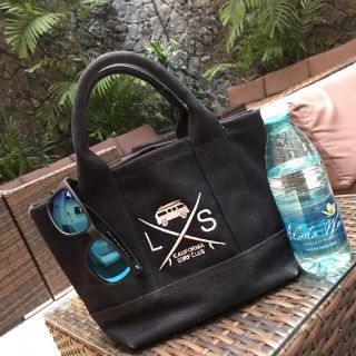 ベイフロー(BAYFLOW)の西海岸スタイル☆LUSSO SURF ミニトートバッグ　ブラック　RVCA(トートバッグ)