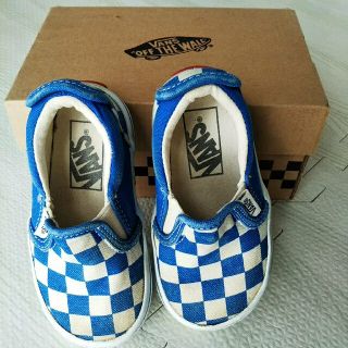 ヴァンズ(VANS)のVANS スリッポン　スニーカー　ギンガムチェック(スニーカー)