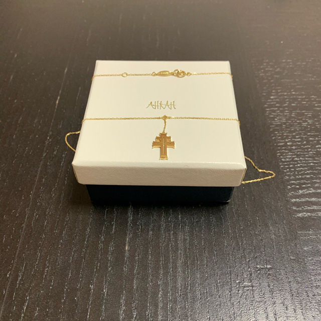 AHKAH - AHKAH ダブルクロスネックレスの通販 by あめりん's AHKAH - AHKAH ダブルクロスネックレスの通販 by あめりん's