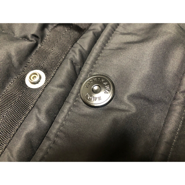 nano・universe(ナノユニバース)の希少のLサイズ　“カグラ“　西川ダウン　ナノユニバース　ブラック メンズのジャケット/アウター(ダウンジャケット)の商品写真