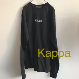 カッパ(Kappa)のUSED ★ Kappa ロゴ入り 長袖カットソー mens  Mサイズ(Tシャツ/カットソー(七分/長袖))