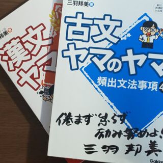 【２冊▼東進有名講師 三羽邦美】古文ヤマのヤマ、漢文ヤマのヤマ(語学/参考書)