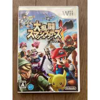 ウィー(Wii)の【美品】大乱闘スマッシュブラザーズX Wii(家庭用ゲームソフト)