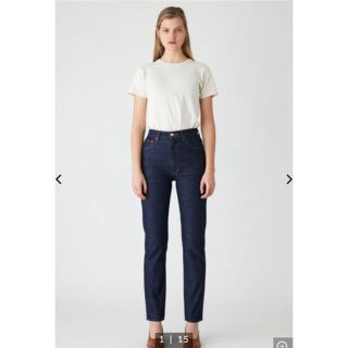 マウジー(moussy)のPLAIN JEANS STRAIGHT SLIM (デニム/ジーンズ)