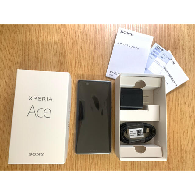 販売販売 SONY Xperia Ace ブラック64GB SIMフリー スマートフォン本体