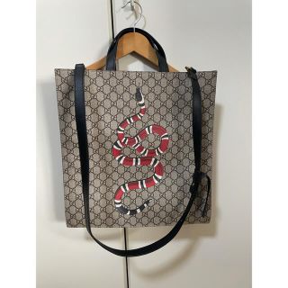 グッチ(Gucci)の【guuci】キングスネークトートバッグ(トートバッグ)