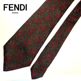 フェンディ(FENDI)の【超美品◎FENDI】フェンディ  ネクタイ　シルク　メンズ(ネクタイ)