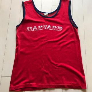 チャンピオン(Champion)のヴィンテージ 70sチャンピオンHarvardハーバード大学タンクトップTシャツ(タンクトップ)