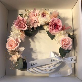 ディオール(Dior)のDiorブリザードフラワーリース(プリザーブドフラワー)