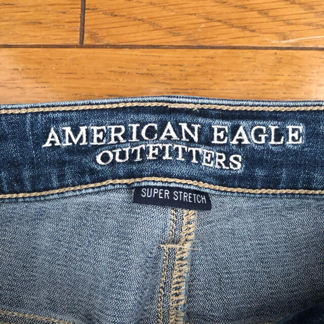 American Eagle(アメリカンイーグル)のアメリカンイーグル　ハイライズダメージジェギング レディースのパンツ(デニム/ジーンズ)の商品写真