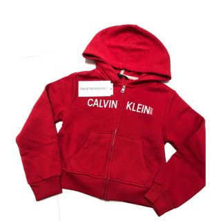 カルバンクライン(Calvin Klein)の【新品・正規品】カルバン・クライン　フード付きジップパーカー　6x(ジャケット/上着)