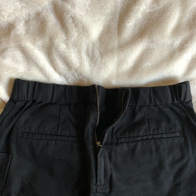 MUJI (無印良品)(ムジルシリョウヒン)の無印良品　イージーセミフレアスカート　ブラック レディースのスカート(ロングスカート)の商品写真