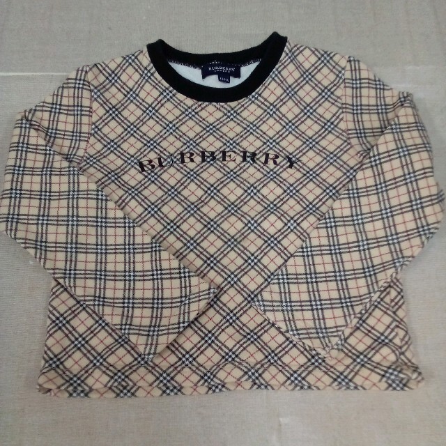 BURBERRY(バーバリー)のバーバリー チェックトレーナー 120cm 02MN0206490 キッズ/ベビー/マタニティのキッズ服女の子用(90cm~)(Tシャツ/カットソー)の商品写真