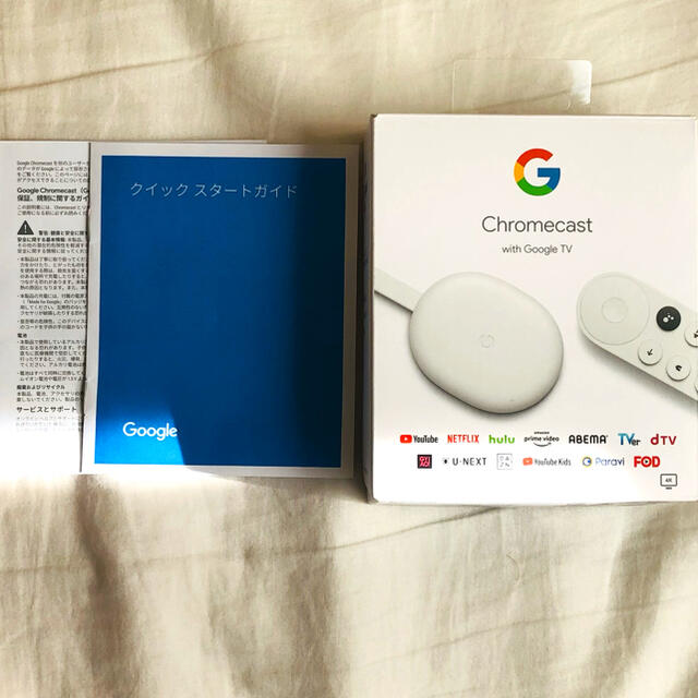 Chromecast with Google TV Snow 4K対応