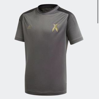 アディダス(adidas)の新品✨アディダスTシャツ 100cm グレー サッカー(Tシャツ/カットソー)