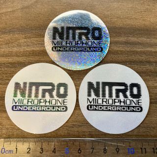 ナイトレイド(nitraid)のNITRO MICROPHONE UNDERGROUND sticker SET(ミュージシャン)