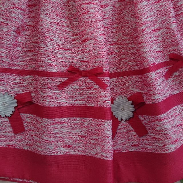 M'S GRACY(エムズグレイシー)のピンク花柄スカート 38 レディースのスカート(ひざ丈スカート)の商品写真