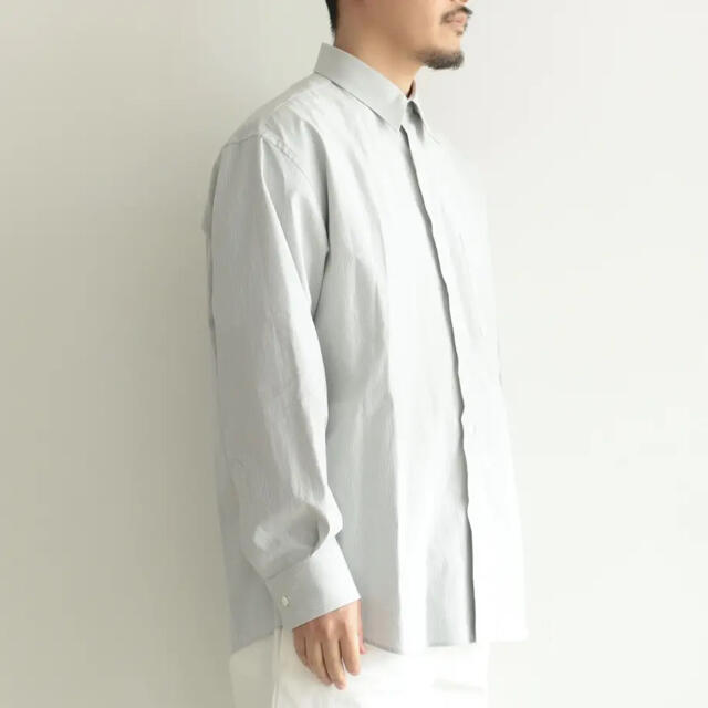 AURALEE 　FINX TWILL STRIPE SHIRTS 4 未使用品