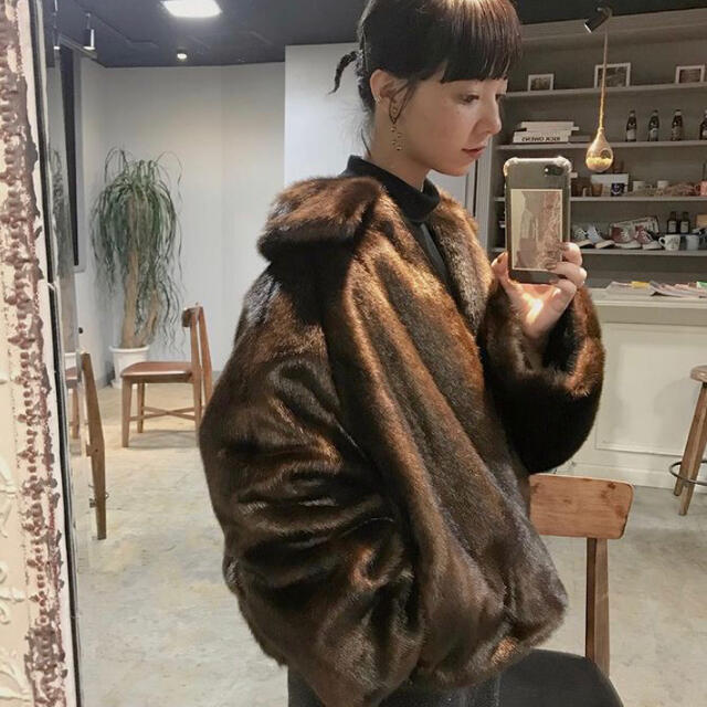 【LEINWANDE】Faux Fur Jacket