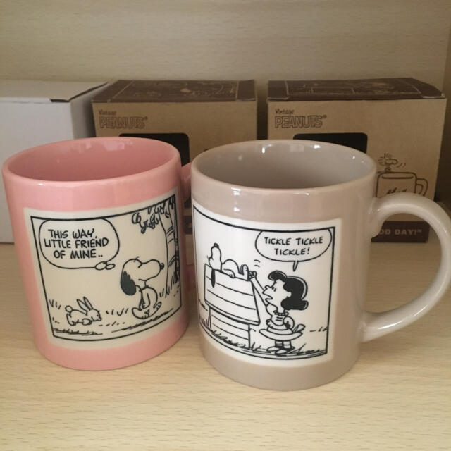 SNOOPY(スヌーピー)の最終値下げスヌーピー コミックマグのセット エンタメ/ホビーのおもちゃ/ぬいぐるみ(キャラクターグッズ)の商品写真