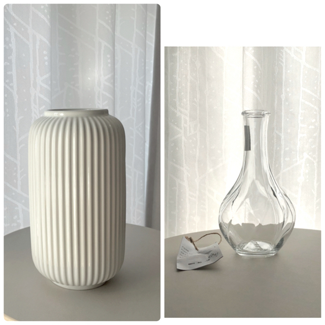 IKEA(イケア)の【専用】イケア IKEA フラワーベース 花瓶 2点セット C ☆  インテリア/住まい/日用品のインテリア小物(花瓶)の商品写真