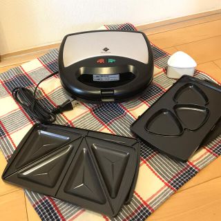 【送料込み】レギュール着脱式ホットサンド（3枚組）RM-8152(サンドメーカー)