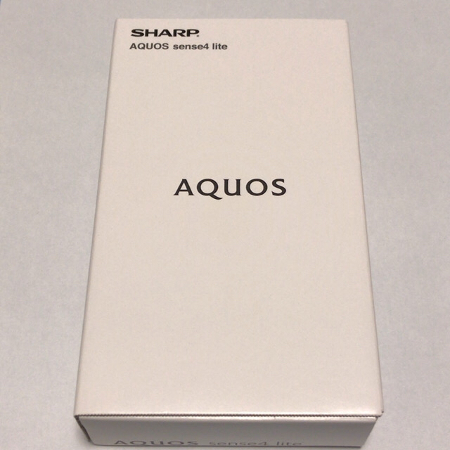 [☆匿名可]新品未使用 AQUOS sense4 lite シルバー