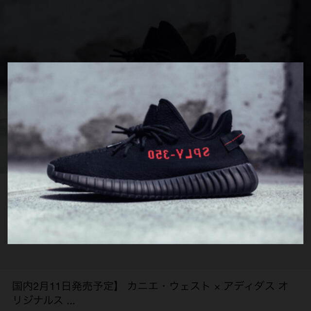 adidas(アディダス)のアディダス　イージーブースト　350 V2 新品未使用＊ メンズの靴/シューズ(スニーカー)の商品写真