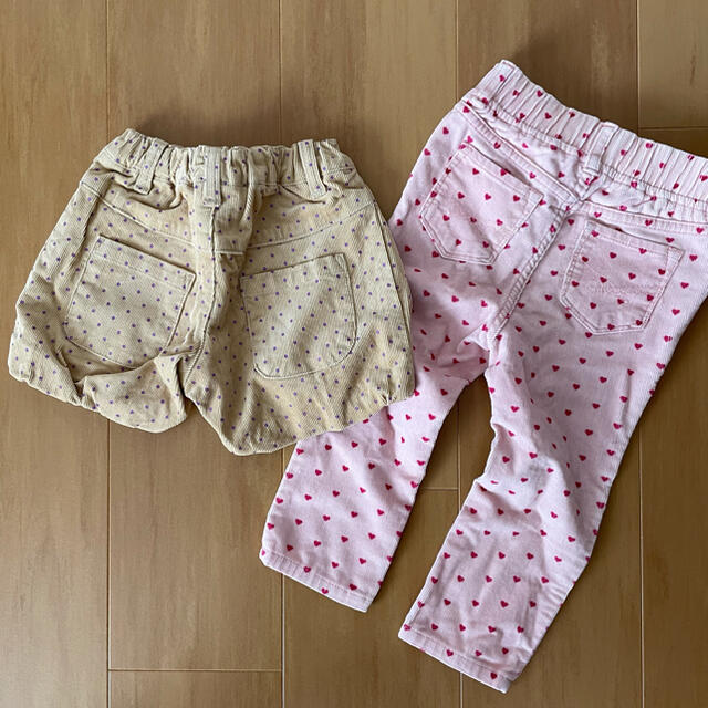 babyGAP(ベビーギャップ)のbaby GAP♡女の子90㎝パンツ2枚セット キッズ/ベビー/マタニティのキッズ服女の子用(90cm~)(パンツ/スパッツ)の商品写真