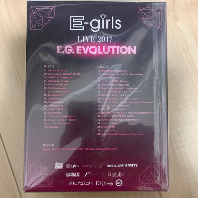 E-girls(イーガールズ)の【新品未開封】E-girls LIVE 2017～E.G.EVOLUTION～  エンタメ/ホビーのDVD/ブルーレイ(ミュージック)の商品写真