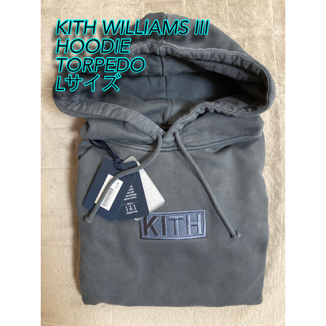 KITH WILLIAMS III フーディーhoodie TORPEDO  Lメンズ