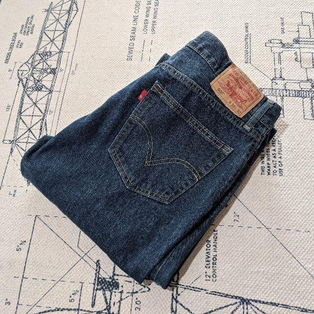 濃紺 LEVIS 505 ジーパン ネイビー リーバイス メンズ W36