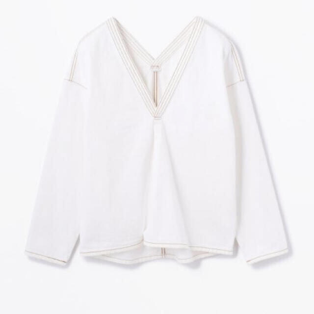 MACPHEE - MACPHEE コットンデニムVネックプルオーバーの通販 by MACPHEE - MACPHEE コットンデニムVネックプルオーバーの通販 by