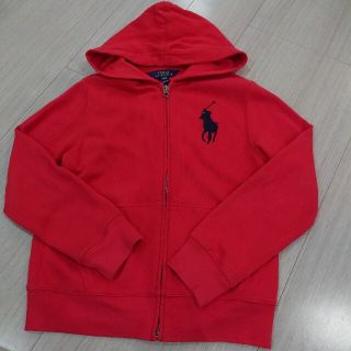 ポロラルフローレン(POLO RALPH LAUREN)のラルフローレン パーカー ビッグポニー キッズ レッド 150(ジャケット/上着)