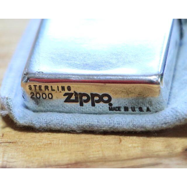 ZIPPO(ジッポー)のZIPPO WINDY　ウィンディ　スターリングシルバー　ミレニアム　2000年 メンズのファッション小物(タバコグッズ)の商品写真
