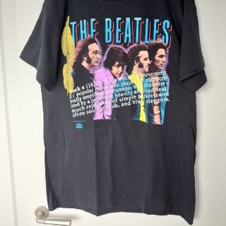 ビートルズ　ヴィンテージTシャツ　1991年コピーライト有り　当時物　L(Tシャツ/カットソー(半袖/袖なし))